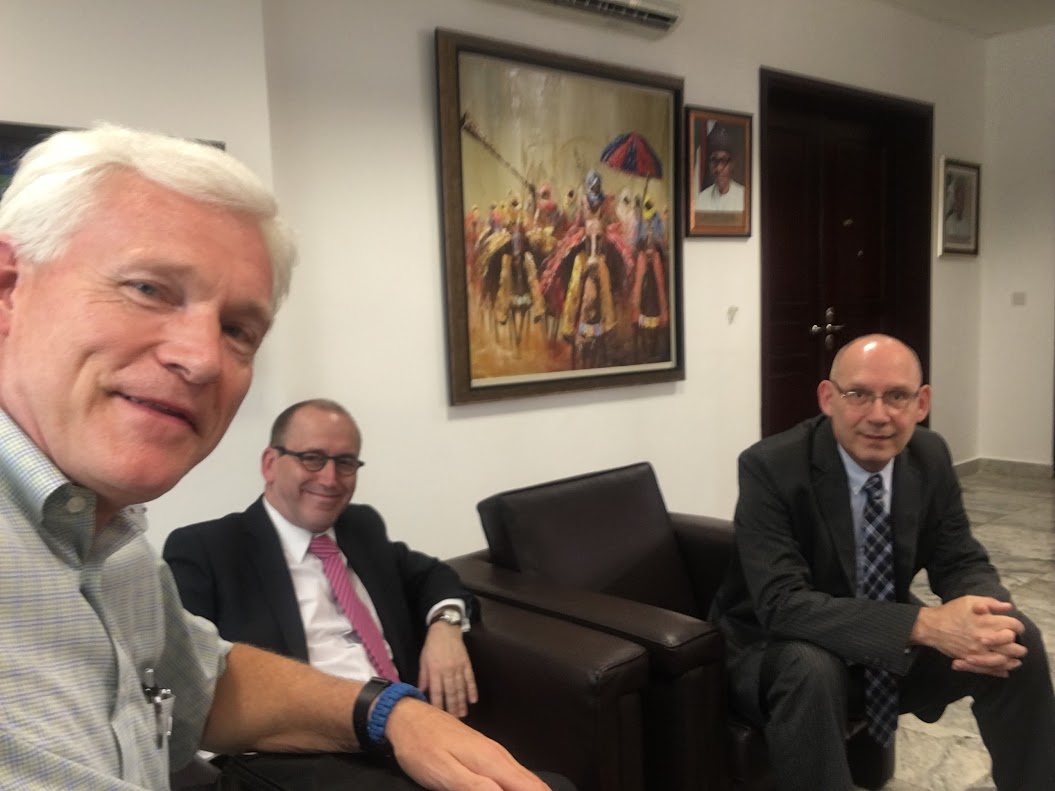 WBA team meeting with Nigerian officials